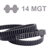 Double-sided Timing Belt Twin Power® PGGT2 TP-1610-14MGT2-115